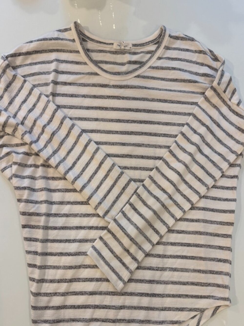 Rag and Bone knit stripe crewneck pullover
